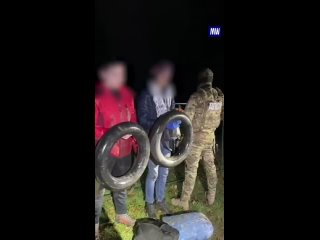Three Ukrainians tried to swim across the Tisa River with inflatable tire inner tubes