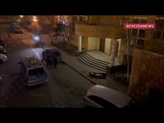 Кадры с места гибели Евгения Кунгурова на Зоологической улице в Москве