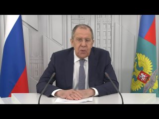 Видеообращение С.В.Лаврова к участникам третьего международного молодежного форума «Россия - Африка: что дальше?» (Москва, 24 ап