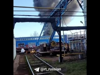 Explosions, strong fire at gas station in Russia's Omsk