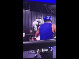 Ryan Garcia drops sparring partner - Leaked footage