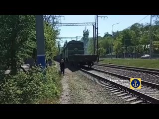 Malas noticias para Kiev: Rusia inaugur el primer tren del nuevo ferrocarril desde el puerto de Mariupol a Volnovakha