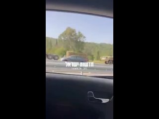 It is reported that this was filmed on highway No. 6 leading to the border with Lebanon
