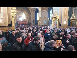 Сбор общинников Москвы и Подмосковья на воскресную Литургию