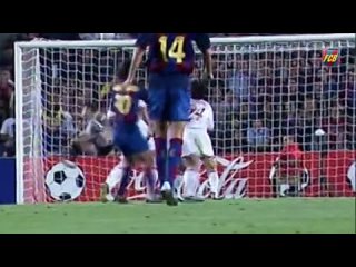 Ronaldinho’s first goal for FC Barcelona