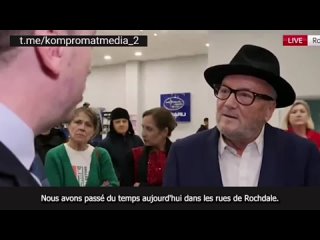 «Vous parlez du Premier ministre comme s’il était Moïse»: à peine élu, le député George Galloway - critique d’Israël et de l’OTA