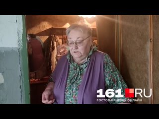Жительница разрушающегося дома на Мечникова, 51