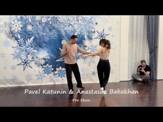 Павел Катунин и Анастасия Бабахан. Pro Show. Swing & Snow 2024