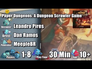 Paper Dungeons: A Dungeon Scrawler Game 2020 | Vasel Family Reviews: Paper Dungeons: A Dungeon Scrawler Game Перевод