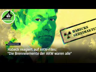 Habeck reagiert auf AKW-Files: Die Brennelemente der AKW waren alle