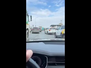 На Пулковском шоссе пробка