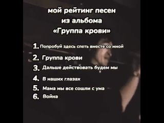 мой рейтинг песен из альбома группа крови(360P).mp4