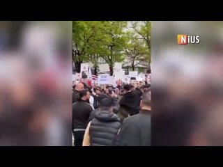 Гамбург, митинг исламистов