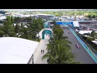 2024 Miami GP Sprint Norris out on Lap 1 after four-car squeeze at first corner