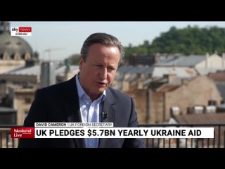 Lord Cameron says Ukraine can use British weapons inside Russia