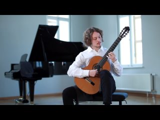 BWV 1006a Prelude by J.S. Bach on guitar, performed by Andrey Lebedev (2018)