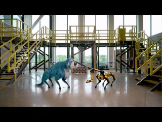 робопёс от Boston Dynamics в костюмчике пёсика