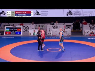 Asian OG2024 97kg 1_2 Rustam ASSAKALOV (UZB) vs. U. DZHUZUPBEKOV (KGZ)