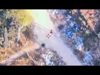 Warning Graphic: Footage released by the IDF shows the moment a drone took out two alleged terrorists in Beit Hanoun in the Ga