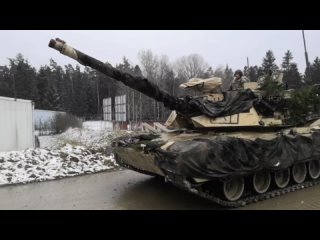 Очередное явление ОБТ Abrams, где-то на Донбассе.