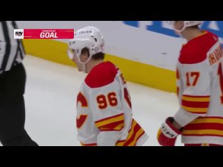 🎩🎩🎩 2-й хет-трик в НХЛ Андрея Кузьменко помог «Калгари» победить «Анахайм»
