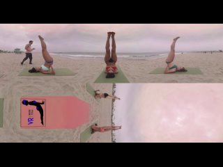 #sexy #nude #bikini #fitness VR Bikini Yoga - Shoulder Stands