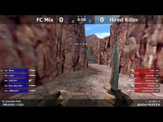Шоу-Матч по CS 1.6 Hired Killer -vs- FC Mix @ by kn1fe