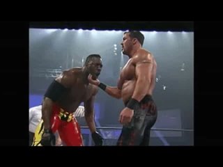 WCW Thunder 1999 Buff Bagwell vs nigger Booker T. Бафф Бэгвилл против негра Букера Ти.11DeadFace
