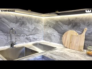 Кухня Монако с антресолями в УНИВЕРСАЛЬНОМ ЦВЕТЕ! Видеообзор на кухню Монако от Фабрики