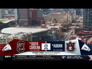 #15 South Carolina Gamecocks vs #12 Auburn Tigers