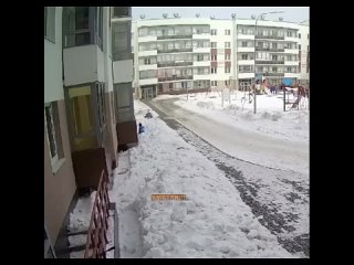 В Екатеринбурге огромная сосулька упала на голову ребенка