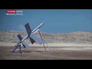 The Iranians published a video of their new kamikaze drone, structurally similar to the famous Lancet