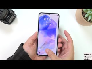 Смартфон Samsung Galaxy A55 Распаковка