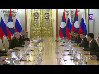 Владимир Путин на встрече с президентом Лаоса заявил, что рад видеть его в Москве, особенно по случаю Дня Победы