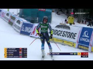 Горные лыжи женщины сезон 2018/19 Земмеринг гигантский слалом 1 попытка