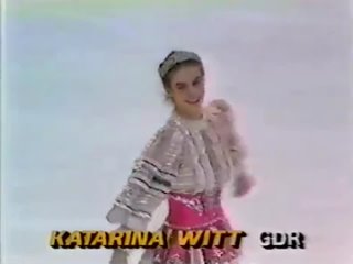 Катарина Витт 1984 Олимпиада Короткая программа