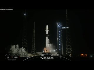 Старт ракеты Falcon 9 с 23 спутниками Starlink