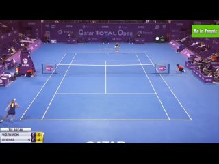 Angelique Kerber vs Caroline Wozniacki _ Epic