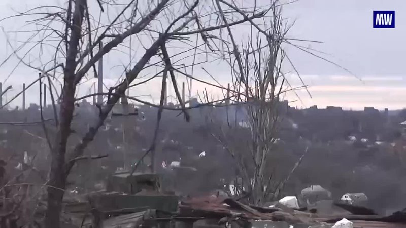 Here is the footage from the liberated city of