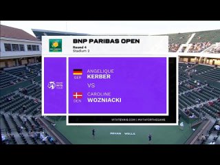 Caroline Wozniacki vs Angelique Kerber Highlights _ Indian Wells 2024 _