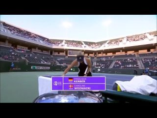 Angelique Kerber vs Caroline Wozniacki Full Match Highlights - WTA Indian Wells