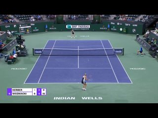 Angelique Kerber vs Caroline Wozniacki Highlights _ Indian Wells