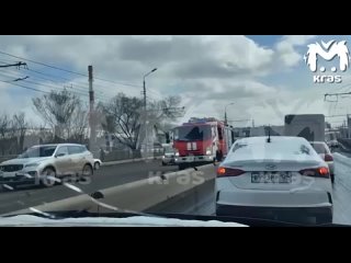 На Копыловском мосту из-за аварии образовалась пробка