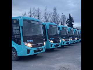 В Вельский район прибыли новые автобусы! После регистрации в ГИБДД транспортные средства выйдут на линии маршрутов №№ 3, 4,