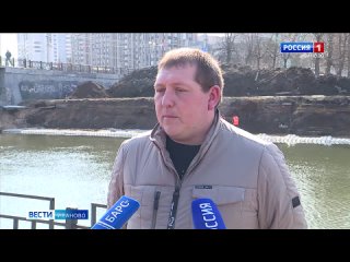 Ремонт набережной Уводи в Иванове близится к завершению