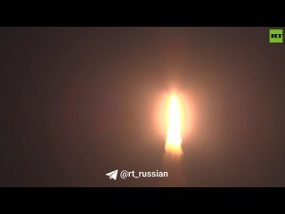 Кадры успешного испытательного пуска межконтинентальной баллистической ракеты с полигона Капустин Яр