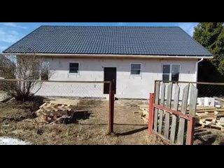 Заключительный видео-обзор дома из газобетонного блока д.Малинники
