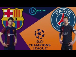 Барселона - ПСЖ | 1/2 Лига Чемпионов EQ |