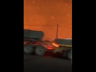 Масштабный лесной пожар в штате Веракрус.