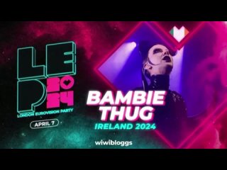 Bambie Thug Doomsday Blue (Ireland 2024) - LIVE @ London Eurovision Party 2024